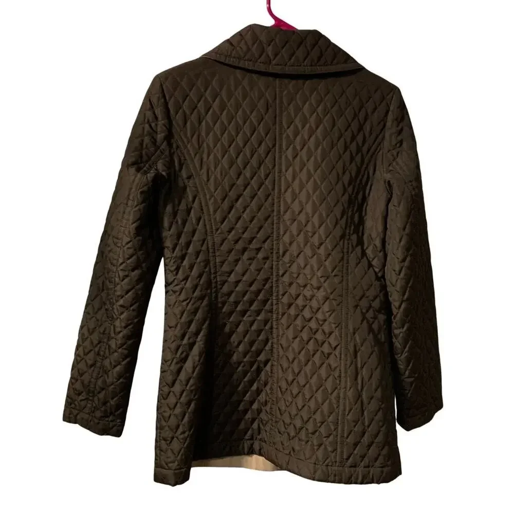 Michael Michael Kors Women's Quilted Reversible Jacket Size XS Black Preppy